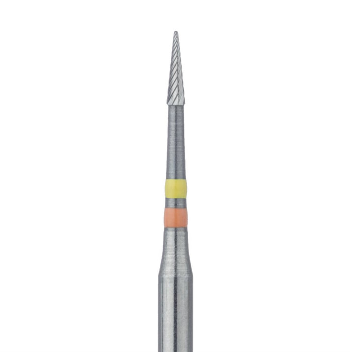 Trimming & Finishing Carbide Bur, Twist Finisher, 0.8mm Ø, ET3, Extra Fine, FG - D0132F-008-FG - Avtec Dental