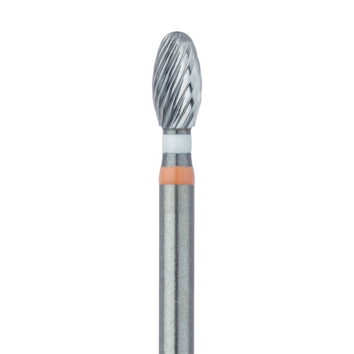 Trimming & Finishing Carbide Bur, Twist Finisher, 2.3mm Ø, US #7408, Ultra Fine, FG - D0379U-023-FG - Avtec Dental