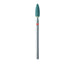 Abrasive, Green, Large Flame, Ceramic Diamond, 4mm Ø, Fine, HP - D660F-040-HP-GRN - Avtec Dental