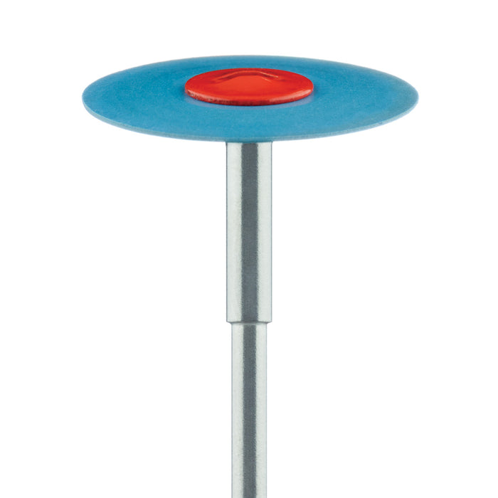 Polisher, Diamond Impregnated, For Zirconia, Blue / Orange, Knife Edge, 20mm Ø, Smoothing / Pre-Polishing, HP - DCA03-200-HP-BL / O - Avtec Dental