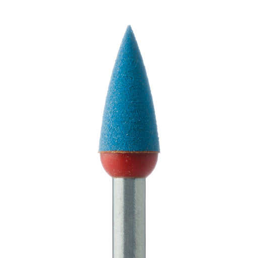 Polisher, Diamond Impregnated, For Zirconia, Blue / Orange, Point, 4mm Ø, Smoothing / Pre-Polishing, RA - DCA04-040-RA-BL / O - Avtec Dental