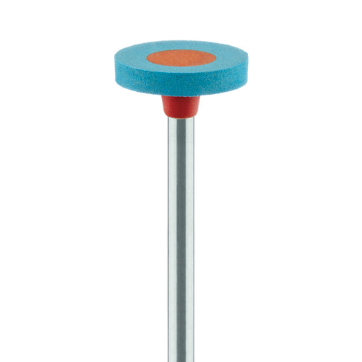 Polisher, Diamond Impregnated, For Zirconia, Blue / Orange, Wheel, 11mm Ø, Smoothing / Pre-Polishing, HP - DCA05-110-HP-BL / O - Avtec Dental
