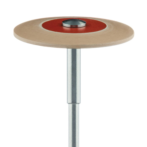 Polisher, Diamond Impregnated, For Zirconia, Brown / Orange, Knife Edge, 26mm Ø, High Shine Polishing, HP - DCA07-260-HP-BRN / O - Avtec Dental