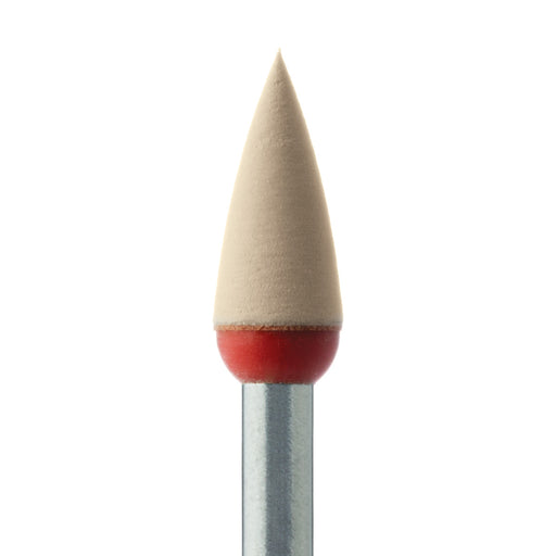 Polisher, Diamond Impregnated, For Zirconia, Brown / Orange, Point, 4mm Ø, High Shine Polishing, RA - DCA10-040-RA-BRN / O - Avtec Dental