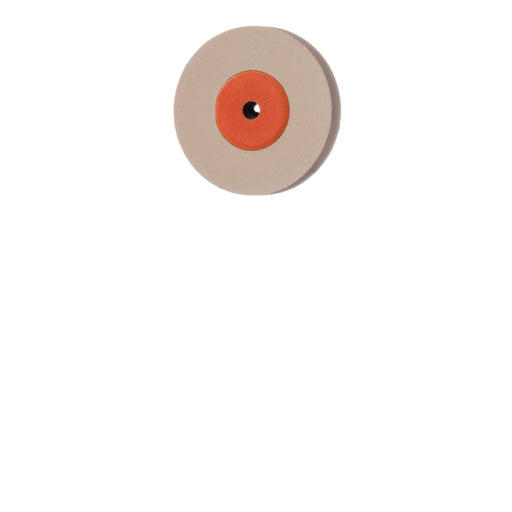 Polisher, Diamond Impregnated, For Zirconia, Brown / Orange, Wheel, 17mm Ø, High Shine Polishing, UNM - DCA12-170-UNM-BRN / O - Avtec Dental