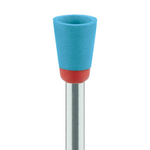 Polisher, Diamond Impregnated, For Zirconia, Blue / Orange, Cup, 6mm Ø, Smoothing / Pre-Polishing, RA - DCA13-060-RA - Avtec Dental