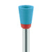 Polisher, Diamond Impregnated, For Zirconia, Blue / Orange, Cup, 6mm Ø, Smoothing / Pre-Polishing, RA - DCA13-060-RA - Avtec Dental