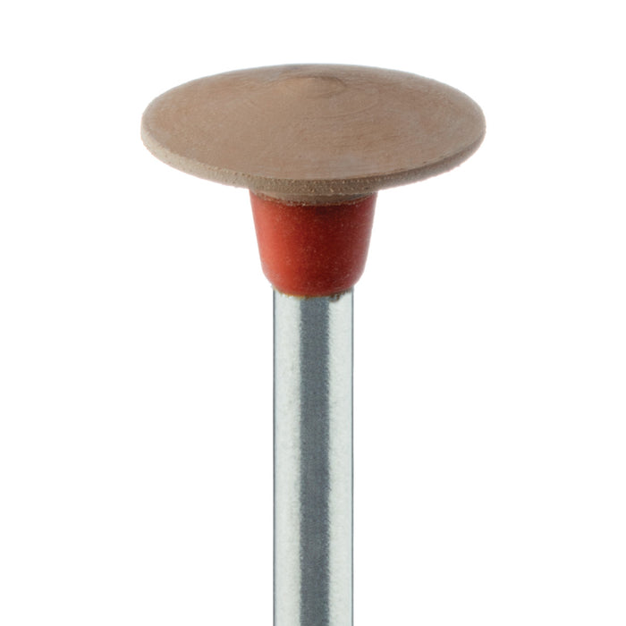 Polisher, Diamond Impregnated, For Zirconia, Brown / Orange, Knife Edge, 10mm Ø, High Shine Polishing, RA - DCA16-100-RA-BRN / O - Avtec Dental
