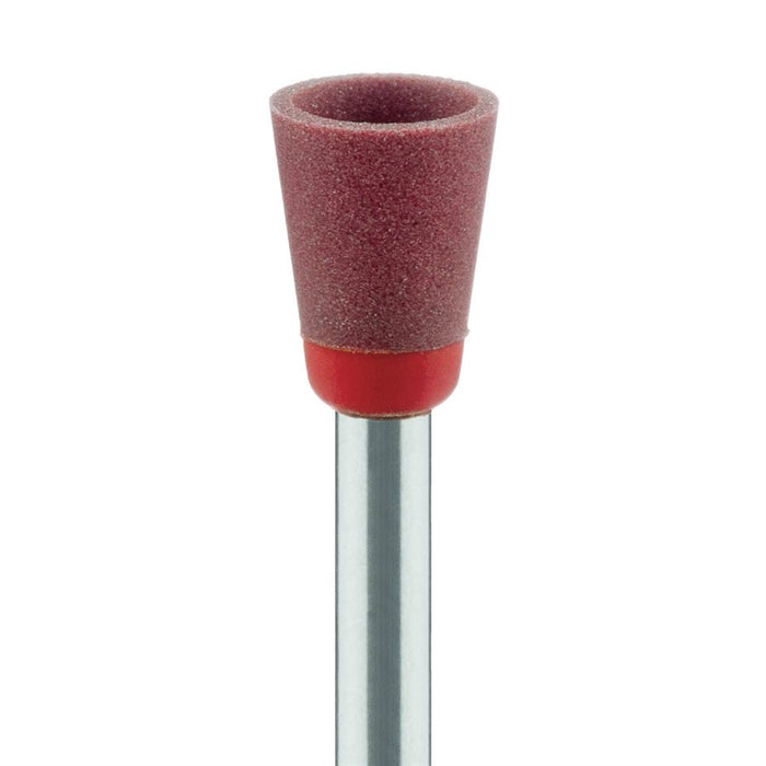 Polisher, Diamond Impregnated Polishing System, Red / Orange, Cup, 6mm Ø, Smoothing / Pre-Polishing, RA - DPO07-060-RA - Avtec Dental