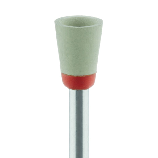 Polisher, Diamond Impregnated Polishing System, Grey / Orange, Cup, 6mm Ø, High Shine Polishing, RA - DPO08-060-RA - Avtec Dental