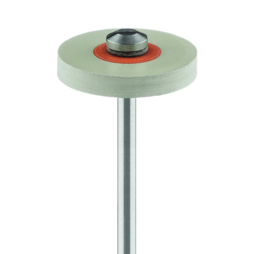 Polisher, Diamond Impregnated Polishing System, Grey / Orange, Wheel, 17mm Ø, High Shine Polishing, HP - DPO10-170-HP - Avtec Dental