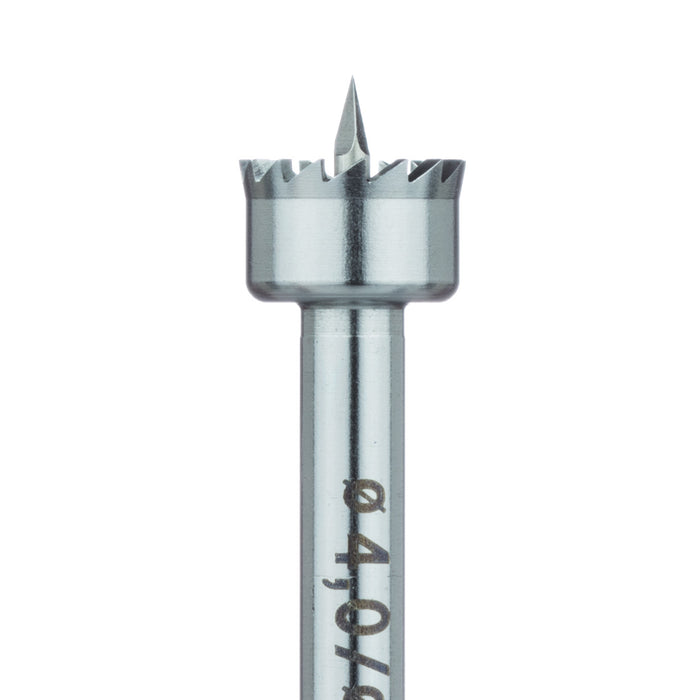Surgery, Initial Trephine for Bone Transfer Preparation, External Diameter 5mm Ø, Internal Diameter 4mm Ø, RA - DV229-040-RA - Avtec Dental