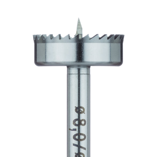 Surgery, Initial Trephine for Bone Transfer Preparation, External Diameter 9mm Ø, Internal Diameter 8mm Ø, RA - DV229-080-RA - Avtec Dental