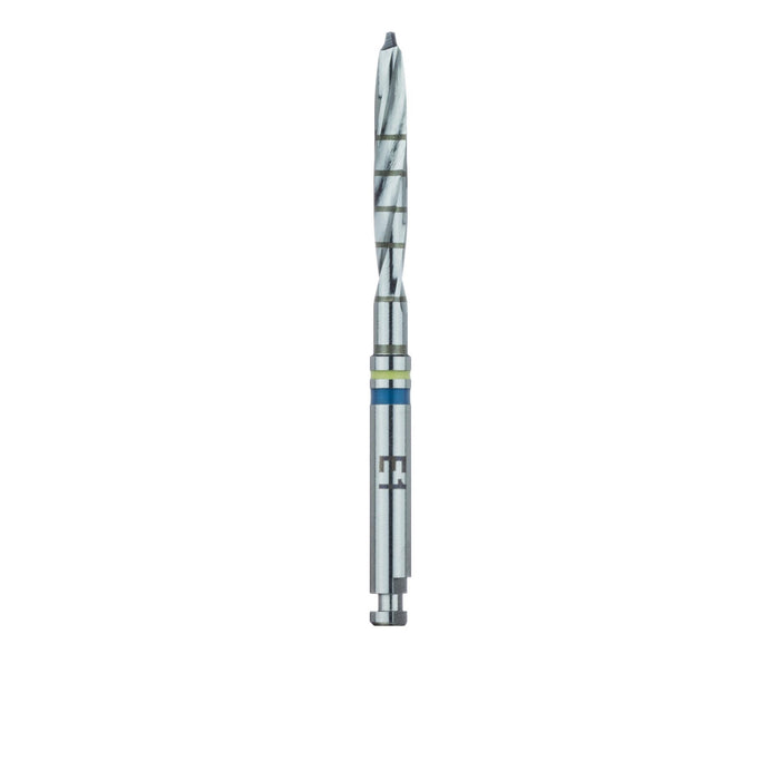 Surgery, Yellow / Blue Pilot Bur, 2mm Ø , 18mm Length, RAXL - E1001-020-RAXL - Avtec Dental