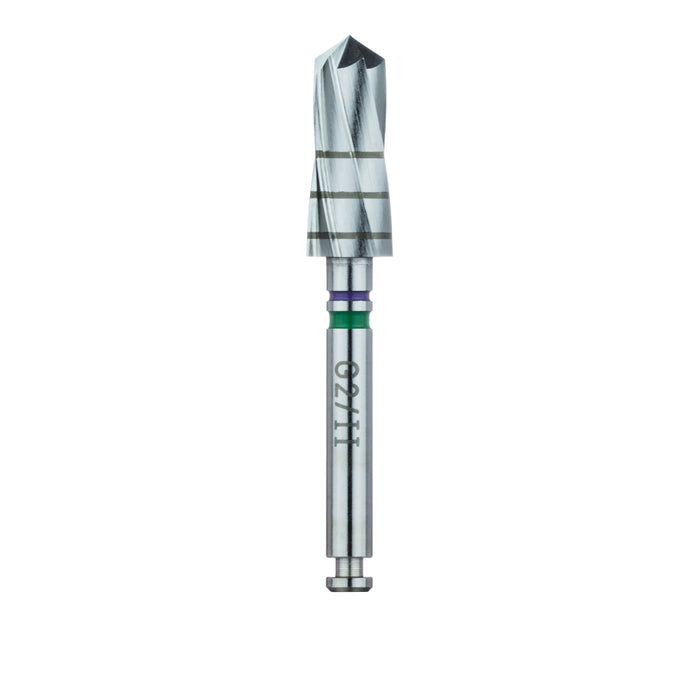 Surgery, Purple / Green Expansion Drill, 4.5mm Ø, Length 11mm, RAL - G2004 - Avtec Dental