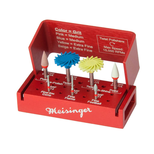 Intraoral Twist Polisher Kit for Silicate Ceramics, According to Greg Campbell, DDS - GC02 - Avtec Dental