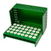 Bur Block, Anodized Aluminum with Grommets, Green, Lasermarked Logo, 32 RA, Sterilizable - GRN12 - Avtec Dental