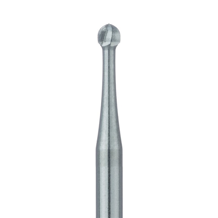 Operative Carbide Bur, Round, US#4, 1.4mm Ø, SS - HM1-014-SS - Avtec Dental