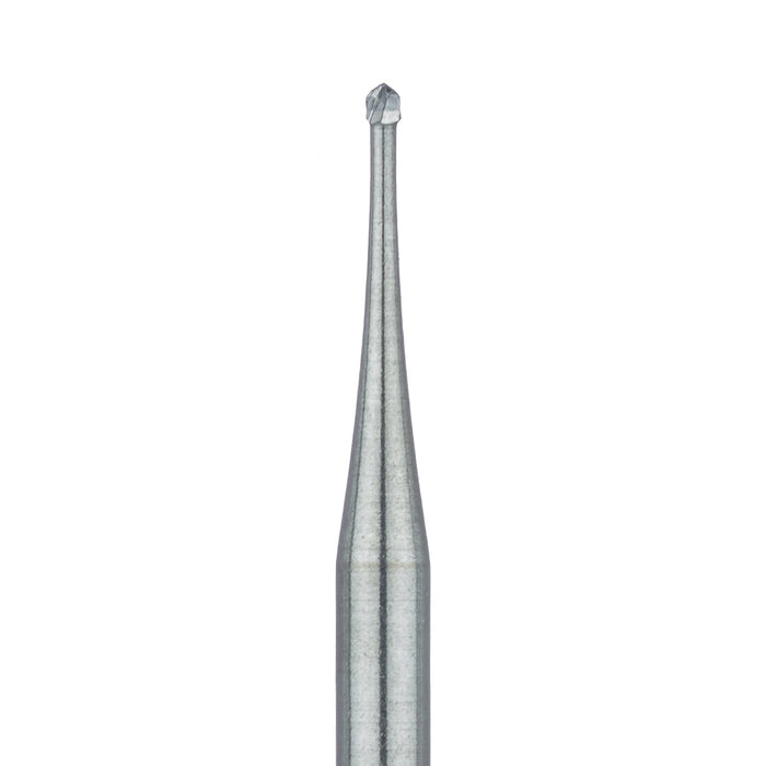 Operative Carbide Bur, Round, US#1 / 2, 0.6mm Ø, FG - HM1-006-FG - Avtec Dental
