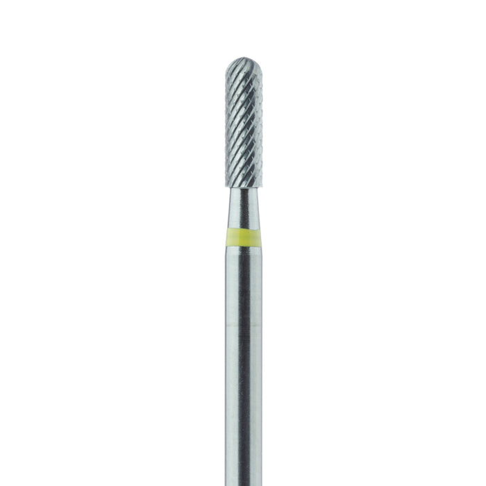 Carbide Cutter, Extra Fine, Cross Cut, Round End Cylinder, 2.3mm Ø, HP - HM129EX-023-HP - Avtec Dental