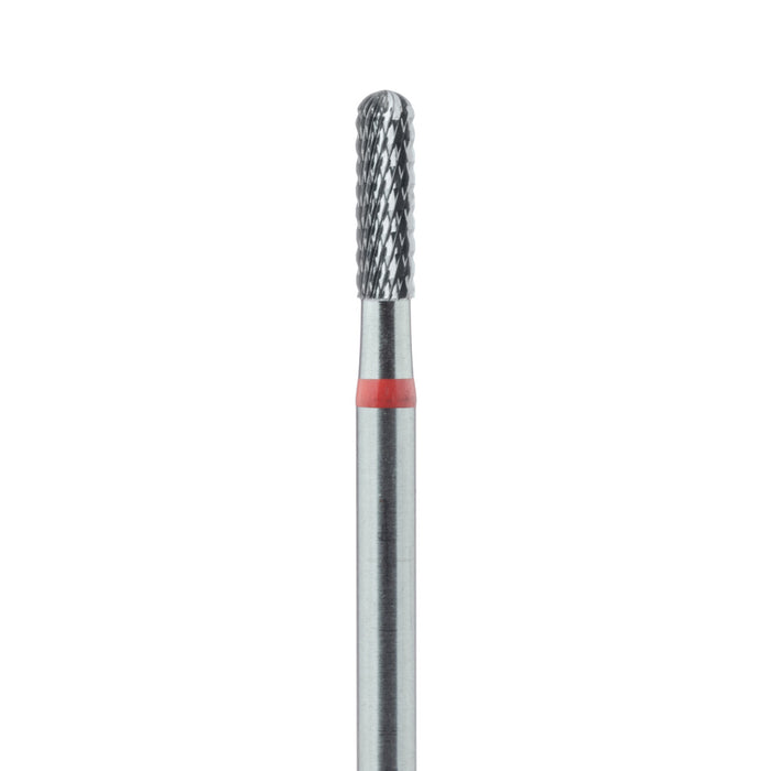 Carbide Cutter, Fine, Cross Cut, Round End Cylinder, 2.3mm Ø, HP - HM129FX-023-HP - Avtec Dental