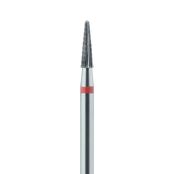 Carbide Cutter, Cross Cut, Round End Taper, 2.3mm Ø, Fine, HP - HM138FQ-023-HP - Avtec Dental