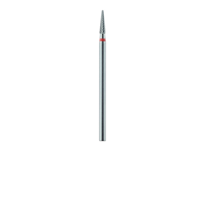 Carbide Cutter, Cross Cut, Round End Taper, 2.3mm Ø, Fine, HP - HM138FX-023-HP - Avtec Dental