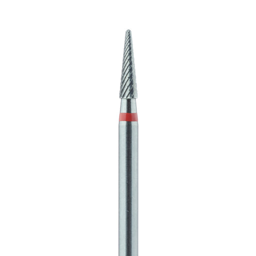 Carbide Cutter, Cross Cut, Round End Taper, 2.3mm Ø, Fine, HP - HM138FX-023-HP - Avtec Dental