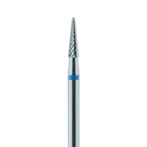 Carbide Cutter, Cross Cut, Round End Taper, 2.3mm Ø, Medium, HP - HM138GX-023-HP - Avtec Dental