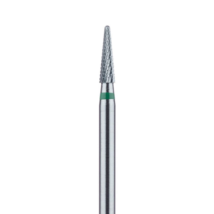 Carbide Cutter, Special Toothing for Non-Precious Metal Alloys, Round End Taper, 2.3mm Ø, Coarse, HP - HM138MX-023-HP - Avtec Dental