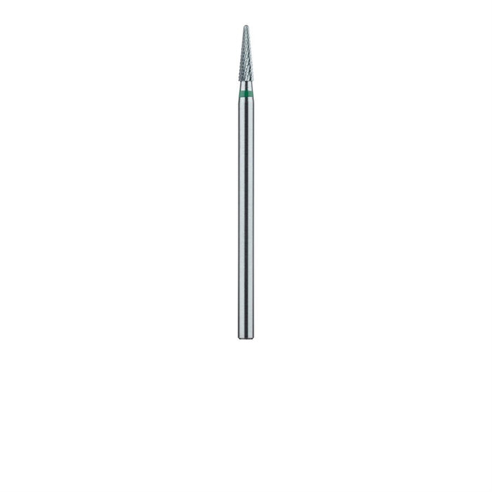 Carbide Cutter, Special Toothing for Non-Precious Metal Alloys, Round End Taper, 2.3mm Ø, Coarse, HP - HM138MX-023-HP - Avtec Dental