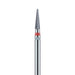 Carbide Cutter, PEEK, Round End Cylinder, 2.3mm Ø, Fine, HP - HM138PX-023-HP - Avtec Dental