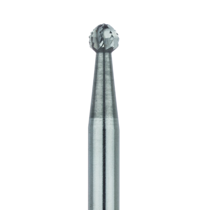 Surgical Round Carbide Bur, Cross Cut, 2.3mm Ø, RAX - HM141A-023-RAX - Avtec Dental