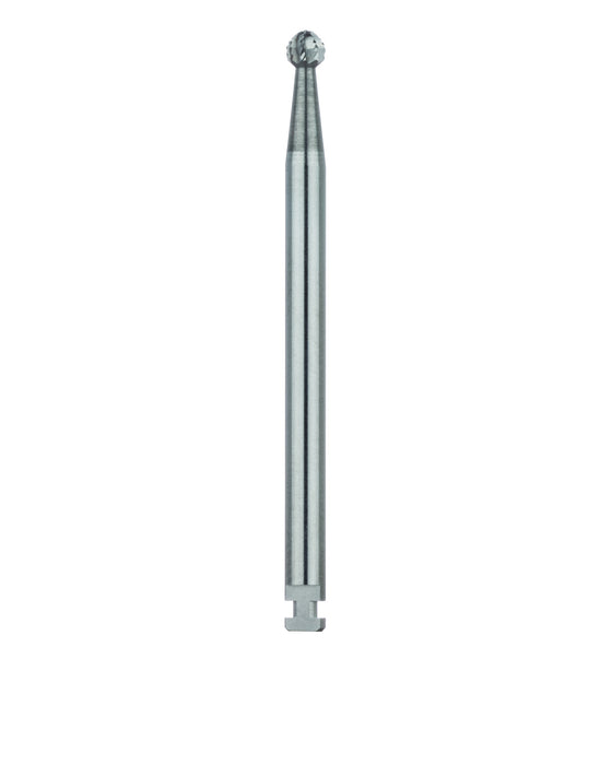 Surgical Round Carbide Bur, Cross Cut, 2.3mm Ø, RAX - HM141A-023-RAX - Avtec Dental