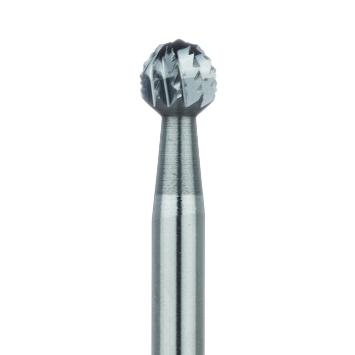 Surgical Round Carbide Bur, Cross Cut, 3.5mm Ø, RAX - HM141A-035-RAX - Avtec Dental