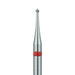 Surgical Round Carbide Bur, 1mm Ø, Fine, HP - HM141F-010-HP - Avtec Dental