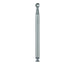 Surgical Round Carbide Bur, 2.7mm Ø, Fine, RAX - HM141F-027-RAX - Avtec Dental