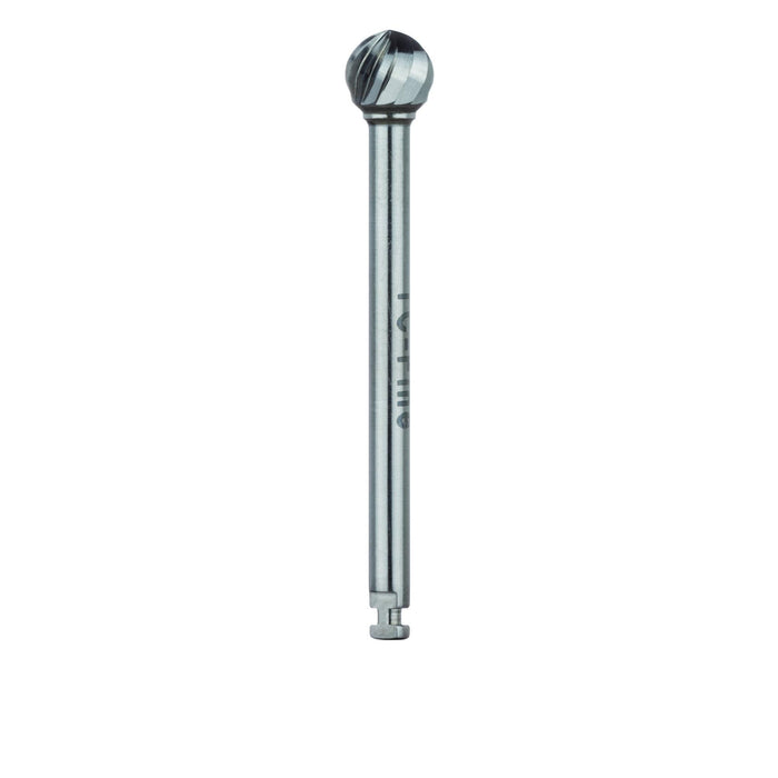 Surgical Round Carbide Bur, 5mm Ø, Fine, RAX - HM141F-050-RAX - Avtec Dental