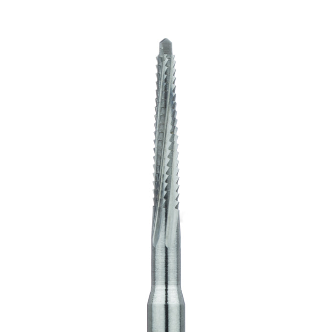 Surgical Lindemann Carbide Bur, Cross Cut, 1.6mm Ø, Length 11mm, HP - HM162-016-HP - Avtec Dental