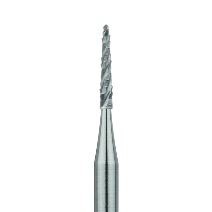 Surgical Lindemann Carbide Bur, Cross Cut, Long Neck 1.4mm Ø, Length 8mm, HP - HM162SL-014-HP - Avtec Dental