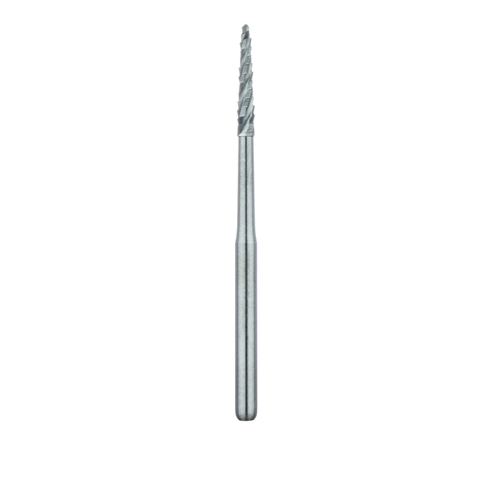 Surgical Lindemann Carbide Bur, Cross Cut, Long Neck, 1.4mm Ø, Length 8mm, FG - HM162SL-014-FG - Avtec Dental