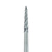 Surgical Lindemann Carbide Bur, Cross Cut, Long Neck, 1.4mm Ø, Length 8mm, FG - HM162SL-014-FG - Avtec Dental