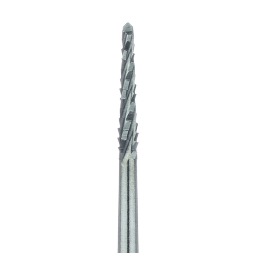 Surgical Lindemann Carbide Bur, Cross Cut, 1.4mm Ø, Length 8mm, FG - HM162SX-014-FG - Avtec Dental