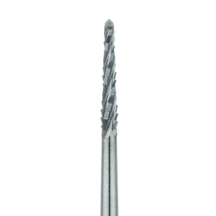 Surgical Lindemann Carbide Bur, Cross Cut, 1.4mm Ø, Length 8mm, FG - HM162SX-014-FG - Avtec Dental