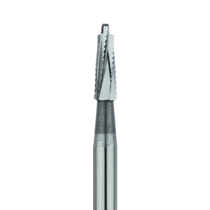 Surgical Lindemann Carbide Bur, Cross Cut, Spade Tip, 2.3mm Ø, Length 7mm, HP - HM165-023-HP - Avtec Dental