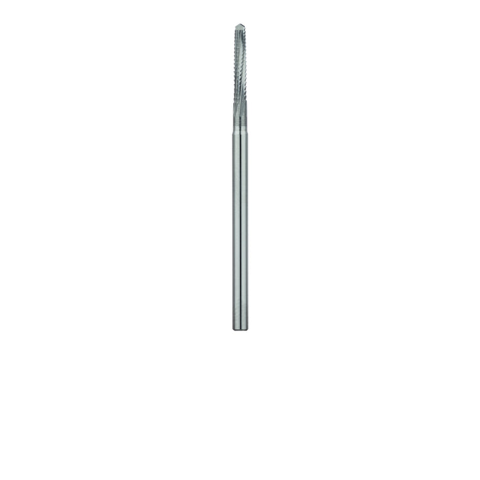 Surgical Lindemann Carbide Bur, Cross Cut, Spade Tip, 2.1mm Ø, Length 11mm, HP - HM166-021-HP - Avtec Dental