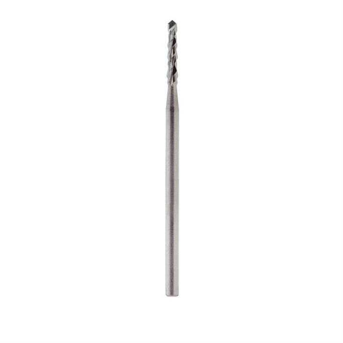 Surgical Lindemann Carbide Bur, Cross Cut, Spade Tip, 2.1mm Ø, Length 11mm, HP - HM166A-021-HP - Avtec Dental
