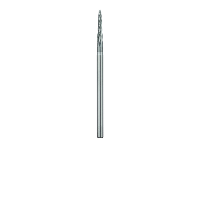 Surgical Lindemann Carbide Bur, Cross Cut, Spade Tip, 2.1mm Ø, Length 11mm, HP - HM166RX-021-HP - Avtec Dental