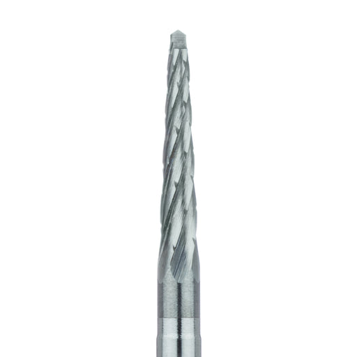 Surgical Lindemann Carbide Bur, Cross Cut, Spade Tip, 2.1mm Ø, Length 11mm, RAL - HM166RX-021-RAL - Avtec Dental