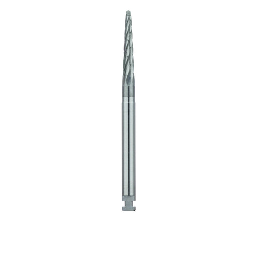 Surgical Lindemann Carbide Bur, Cross Cut, Spade Tip, 2.1 Ø, Length 11mm RAX - HM166RX-021-RAX - Avtec Dental